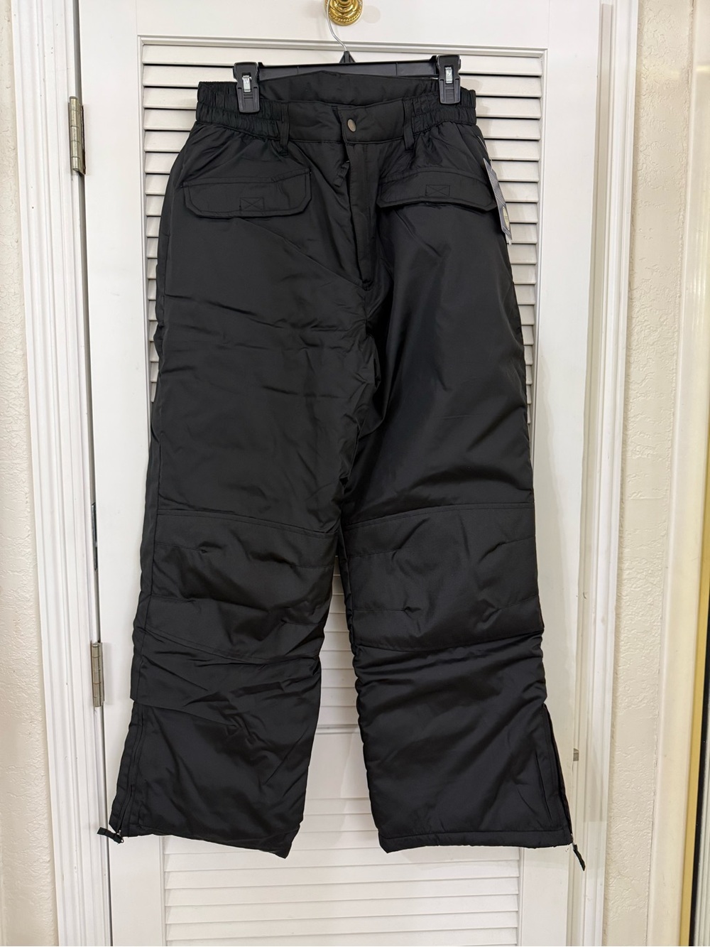 Women’s Black Insulated Snow Pants